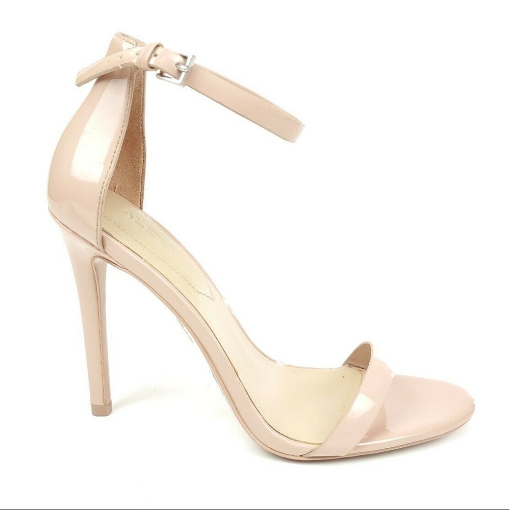 ALDO Polesia Nude Ankle Strap Heel